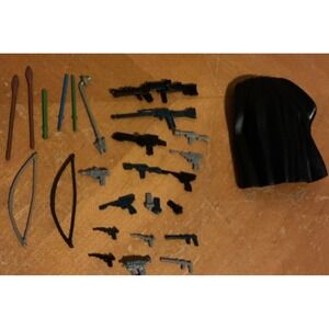 Lot of Star Wars Weapons  Replacements With Darth Vader Cloak